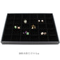 Black Uncovered Flannel Earrings Stud Ring Plate Jewelry Jewelry Display Props Set Jewelry Display Tray Wholesale