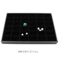 Black Uncovered Flannel Earrings Stud Ring Plate Jewelry Jewelry Display Props Set Jewelry Display Tray Wholesale