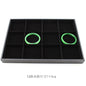 Black Uncovered Flannel Earrings Stud Ring Plate Jewelry Jewelry Display Props Set Jewelry Display Tray Wholesale