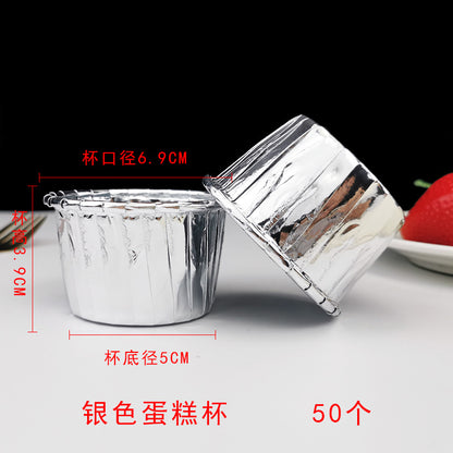 Large Maffin Cup Roll-up Cupcake Cups Golden Silver Cake Cups Maffin Baking Maffin Cup