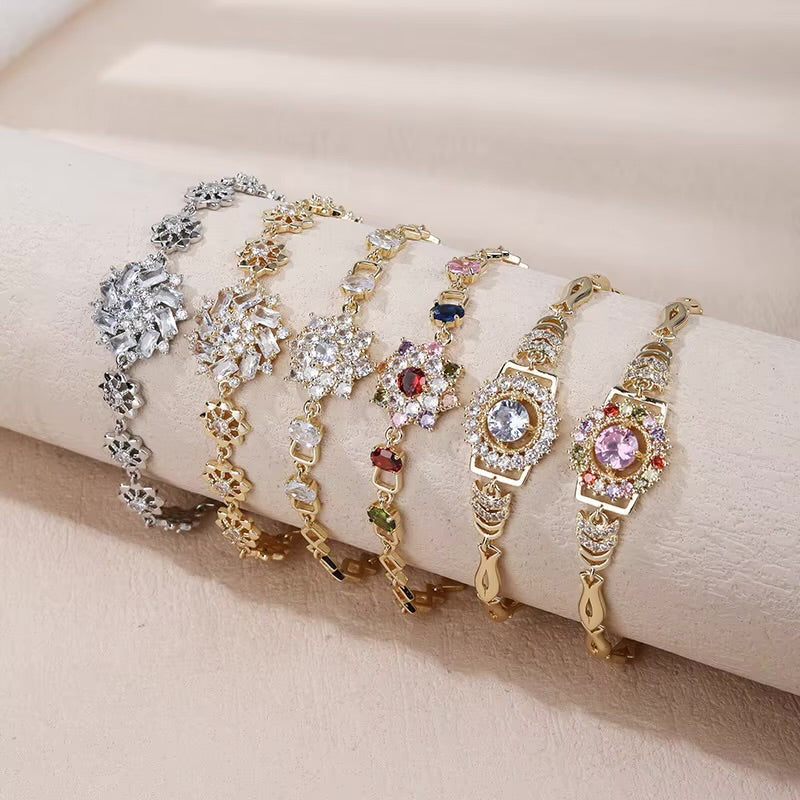 LuxeGlow 18K Gold-Plated Jewelry Set
