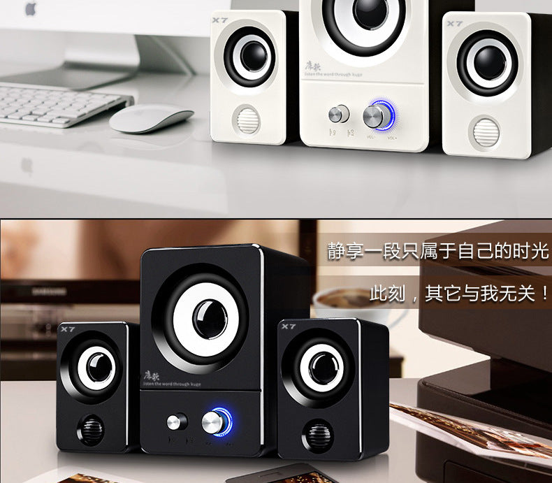 X7 laptop desktop computer audio multimedia small speaker mobile phone subwoofer mini speaker New Bluetooth
