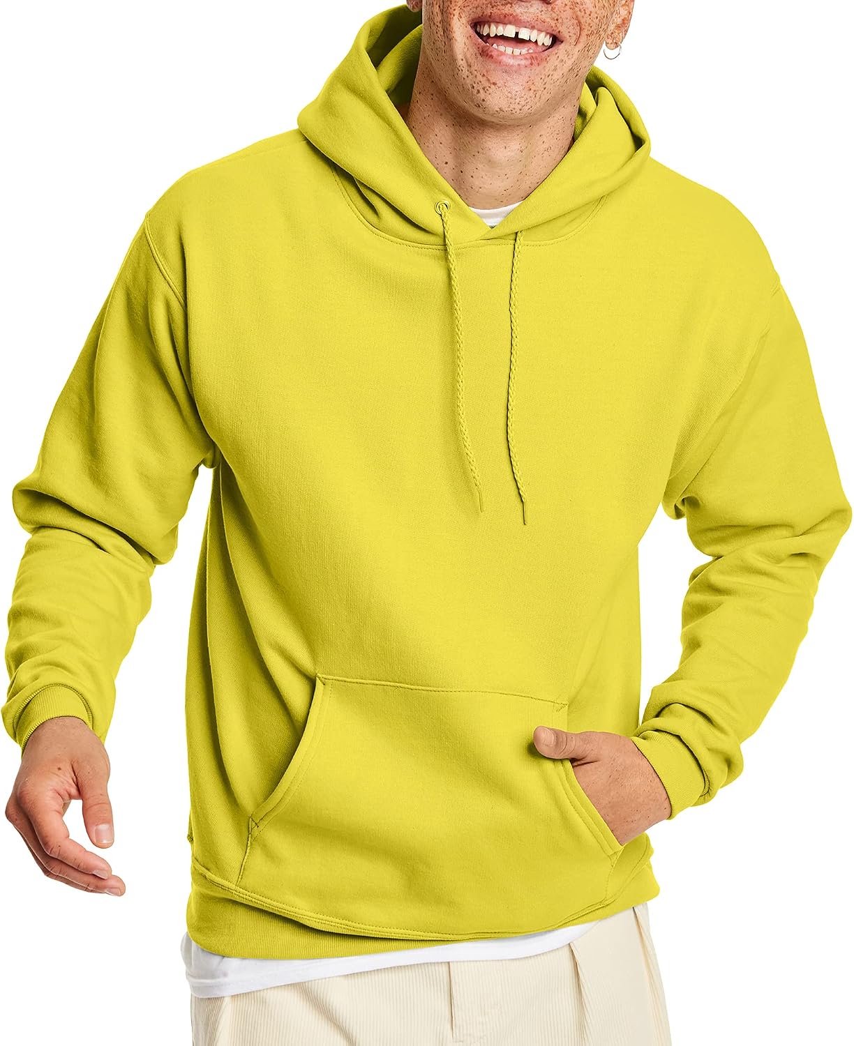 Hanes EcoSmart Unisex Fleece Hoodie – Midweight Pullover Sweatshirt