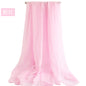 Candy Summer New Sun Protection Shawl Chiffon Imitation Silk Scarf Seaside Beach Towel Solid Color Silk Scarf Scarf Wholesale