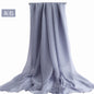 Candy Summer New Sun Protection Shawl Chiffon Imitation Silk Scarf Seaside Beach Towel Solid Color Silk Scarf Scarf Wholesale