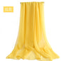 Candy Summer New Sun Protection Shawl Chiffon Imitation Silk Scarf Seaside Beach Towel Solid Color Silk Scarf Scarf Wholesale