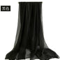 Candy Summer New Sun Protection Shawl Chiffon Imitation Silk Scarf Seaside Beach Towel Solid Color Silk Scarf Scarf Wholesale