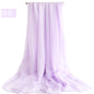 Candy Summer New Sun Protection Shawl Chiffon Imitation Silk Scarf Seaside Beach Towel Solid Color Silk Scarf Scarf Wholesale