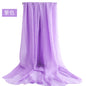 Candy Summer New Sun Protection Shawl Chiffon Imitation Silk Scarf Seaside Beach Towel Solid Color Silk Scarf Scarf Wholesale