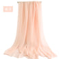 Candy Summer New Sun Protection Shawl Chiffon Imitation Silk Scarf Seaside Beach Towel Solid Color Silk Scarf Scarf Wholesale