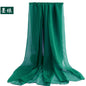 Candy Summer New Sun Protection Shawl Chiffon Imitation Silk Scarf Seaside Beach Towel Solid Color Silk Scarf Scarf Wholesale