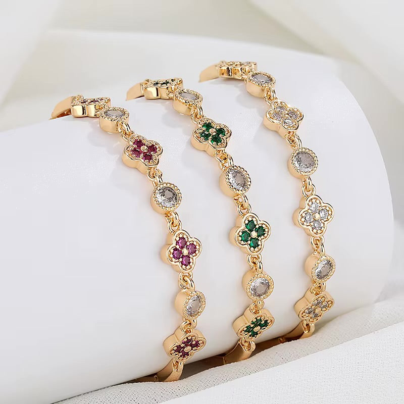 LuxeGlow 18K Gold-Plated Jewelry Set