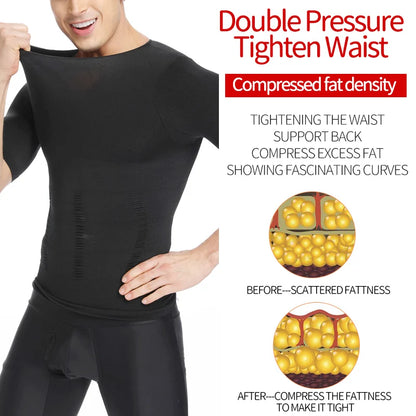 Men’s Body Shaper & Waist Control Vest – Slimming Shapewear with Posture Support
