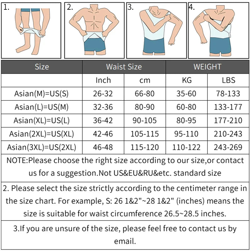 Men’s Body Shaper & Waist Control Vest – Slimming Shapewear with Posture Support