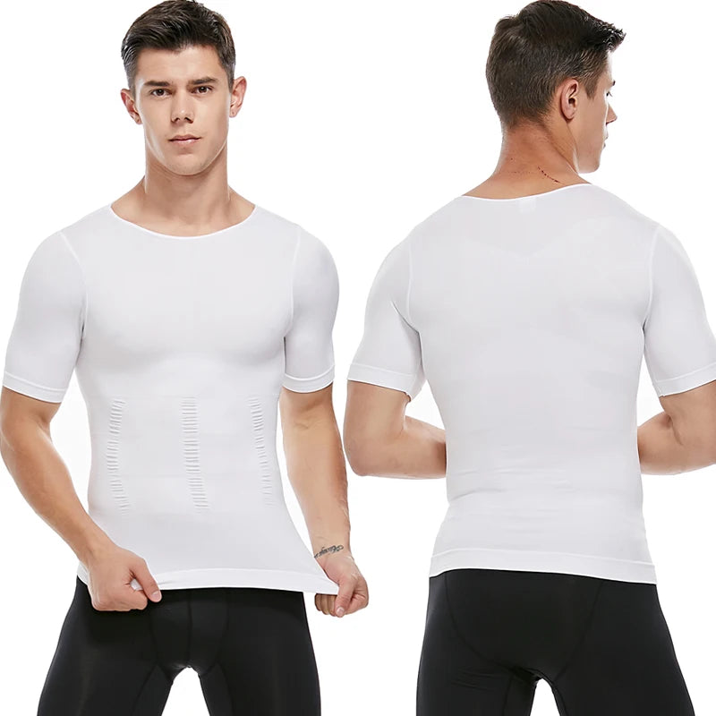 Men’s Body Shaper & Waist Control Vest – Slimming Shapewear with Posture Support