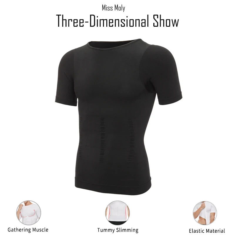 Men’s Body Shaper & Waist Control Vest – Slimming Shapewear with Posture Support