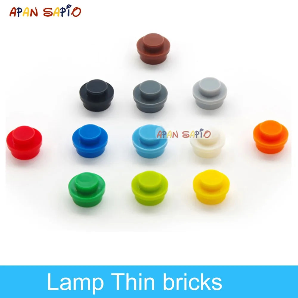 600-Piece DIY Building Blocks Set – 12-Color Creative Thin Bricks for Educational Construction & Fun