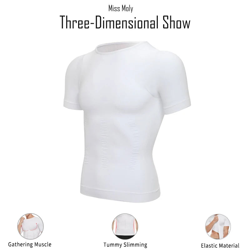 Men’s Body Shaper & Waist Control Vest – Slimming Shapewear with Posture Support