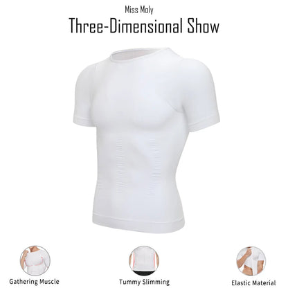 Men’s Body Shaper & Waist Control Vest – Slimming Shapewear with Posture Support