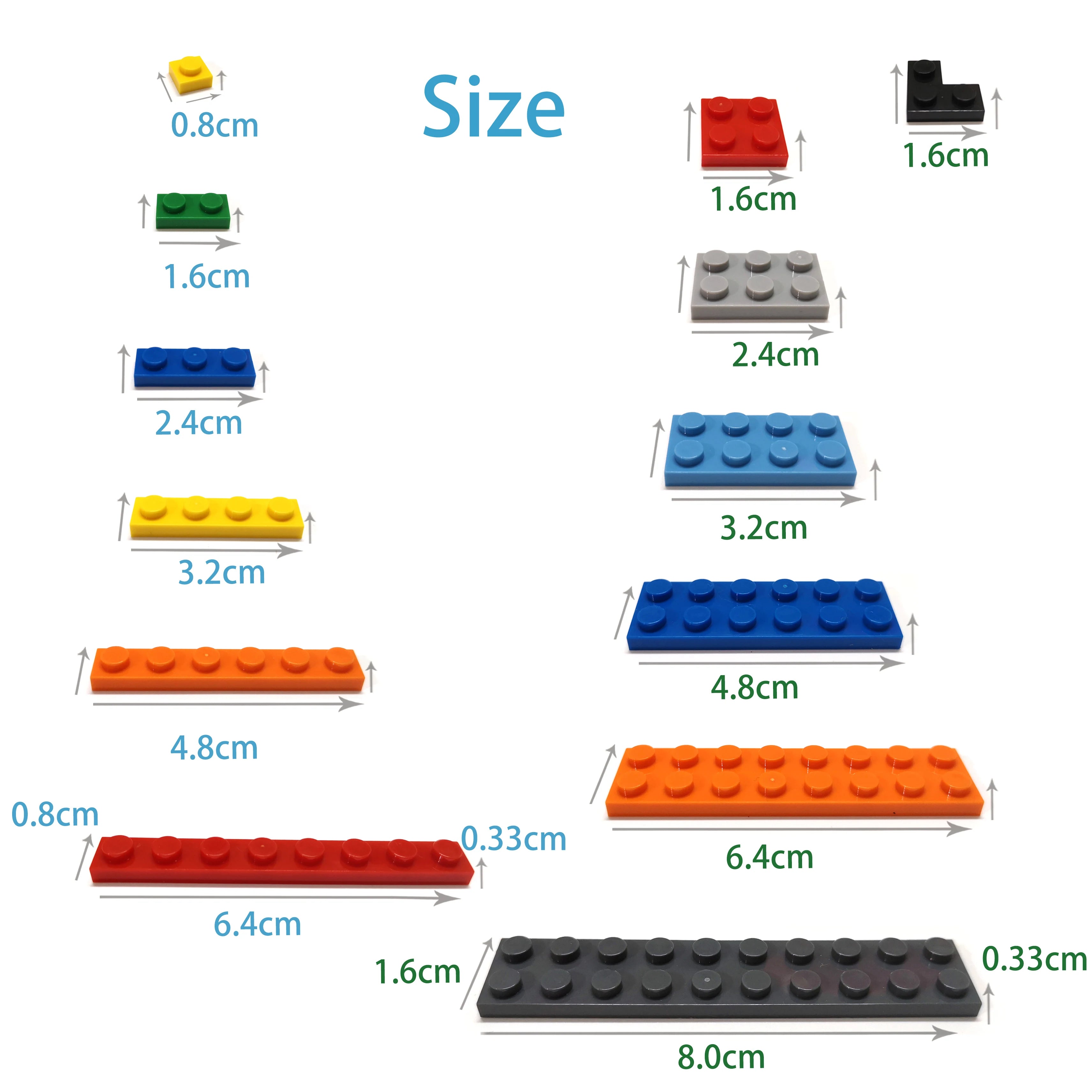 600-Piece DIY Building Blocks Set – 12-Color Creative Thin Bricks for Educational Construction & Fun
