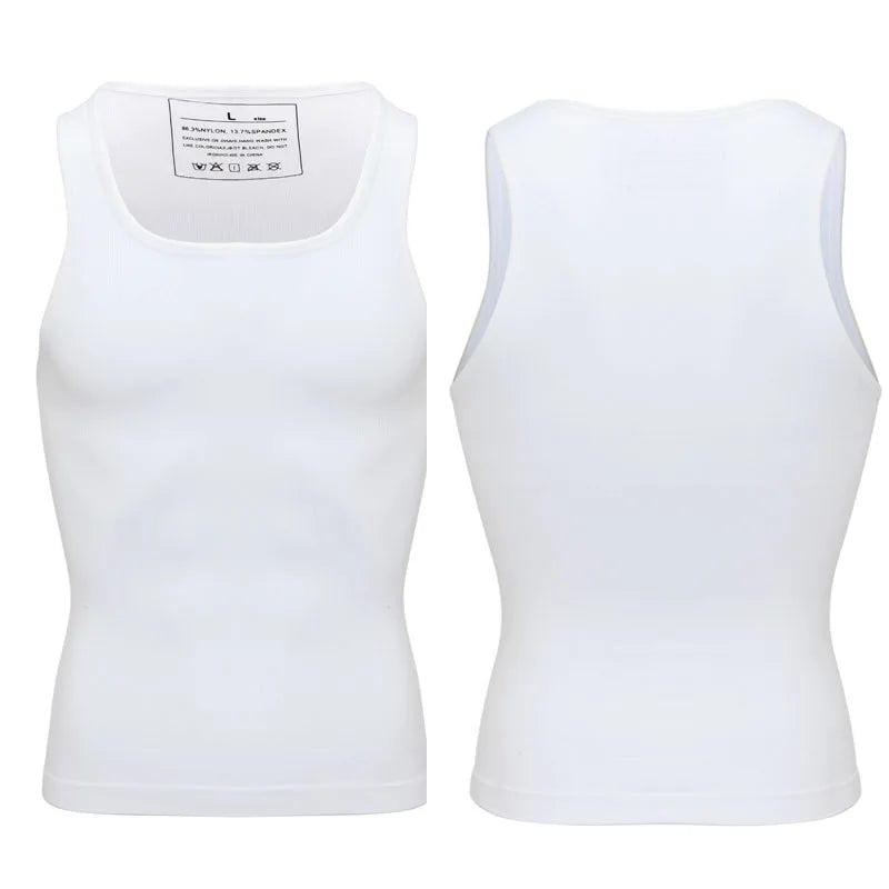 Men’s Body Shaper & Waist Control Vest – Slimming Shapewear with Posture Support
