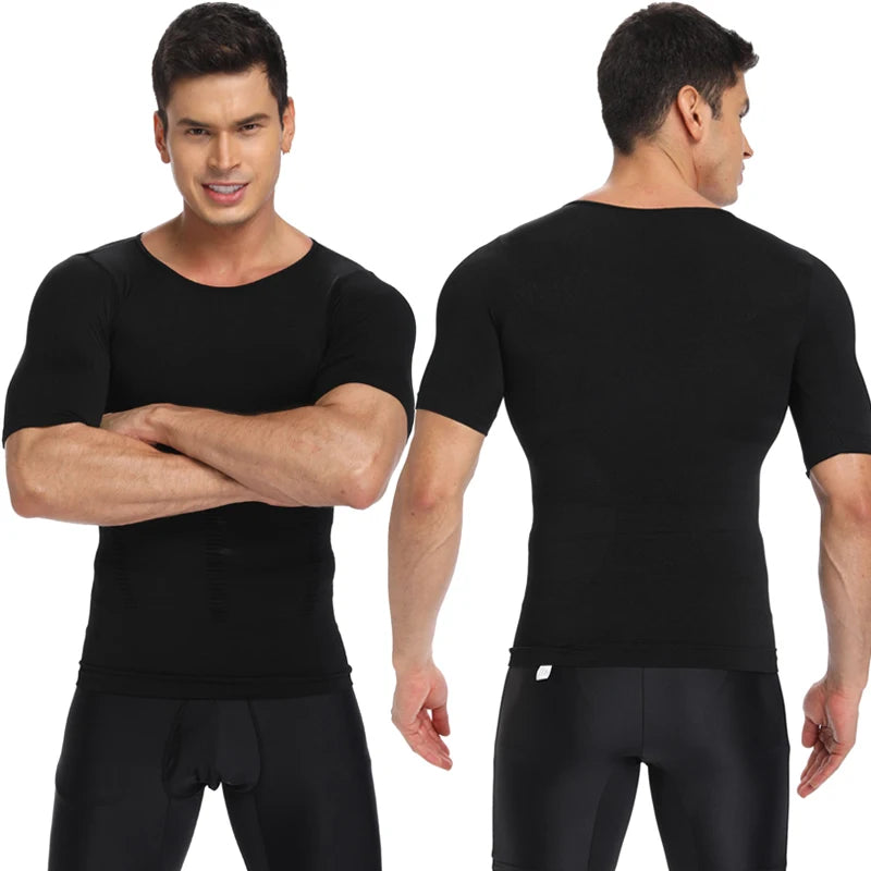 Men’s Body Shaper & Waist Control Vest – Slimming Shapewear with Posture Support