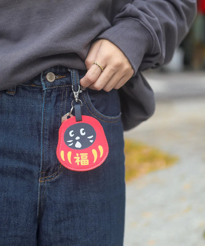 Cute Cat Key Case & Storage Bag – Creative Unisex Car Key Holder Pendant with Unique Design