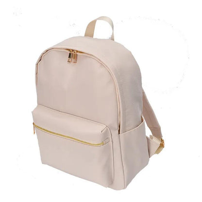 Cross-border Backpack Nylon Waterproof Rainbow Plaid Backpack Advanced Sense Niche Design Large Capacity Portable Backpack