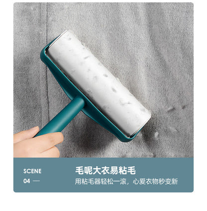 Hair Sticker Tearable Roller Clothes Hair Removal Artifact Pet Hair Removal Roller Brush Hair Sticky Roll Paper Clothes Dust Sticky Paper