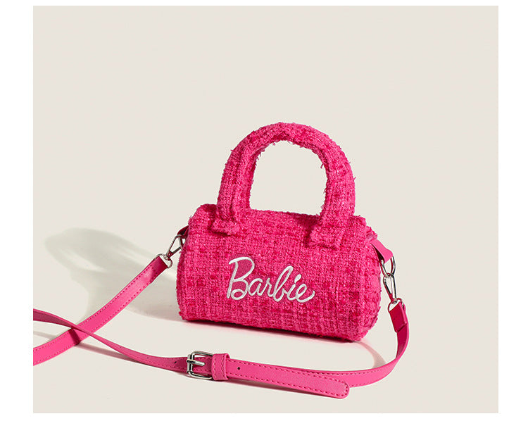Women’s Nizi Pillow Shoulder Bag – Stylish Pink Crossbody Handbag with Unique Niche Design