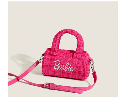 Women’s Nizi Pillow Shoulder Bag – Stylish Pink Crossbody Handbag with Unique Niche Design