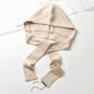 Autumn and winter new high-grade balaclava cap women's outer tie thick knitted warm earmuffs wool hat