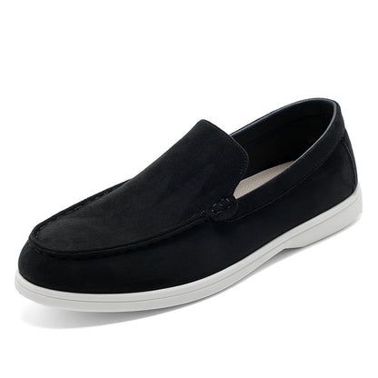 Cross-Border Popular Slip-On Suede Loafers Slip-On Slip-Ons Casual Fashion Beanie Shoes for Men Dropshipping