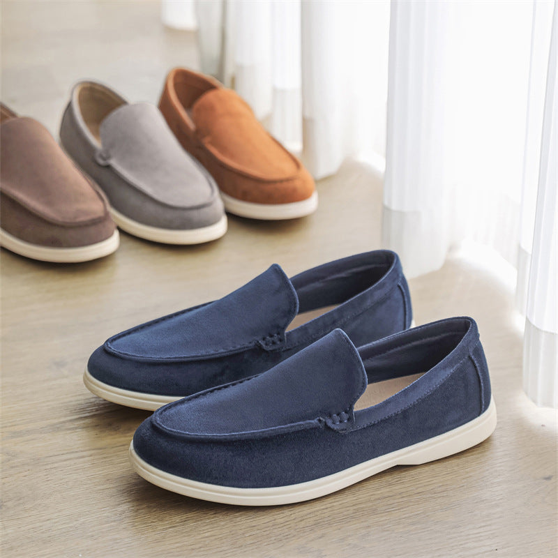 Men’s Suede Slip-On Loafers – Casual Lightweight Driving & Everyday Shoes
