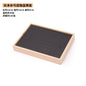 Simple solid wood small size hundred ring plate ring pair ring diamond ring silver ring ear studs storage display tray 48-bit plate