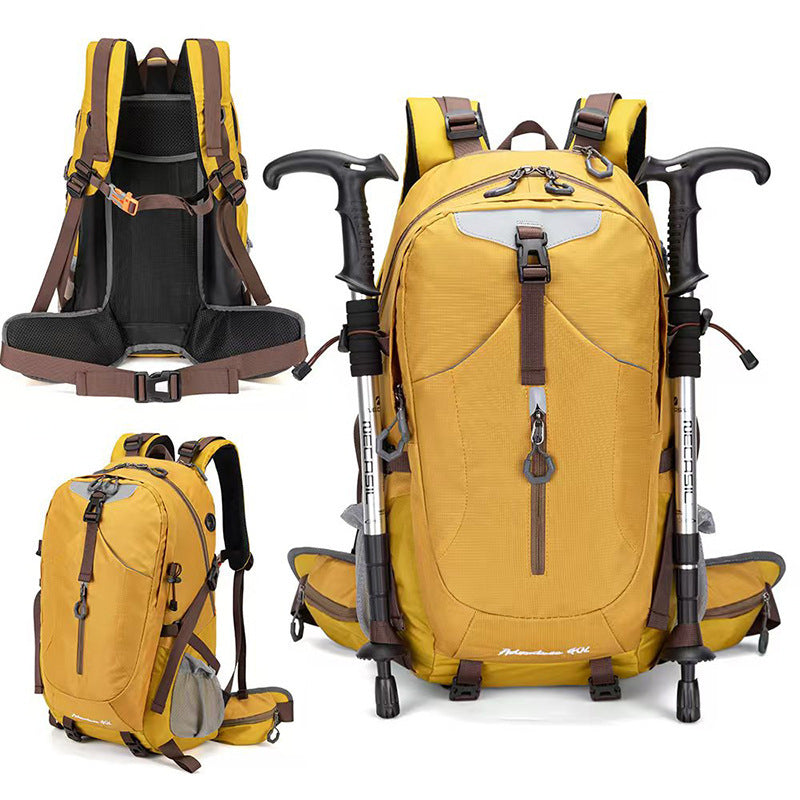Cross-Border Outdoor Mountaineering Bag 40L Large Capacity Backpack for Men and Women New Hiking Backpack Cycling Bag