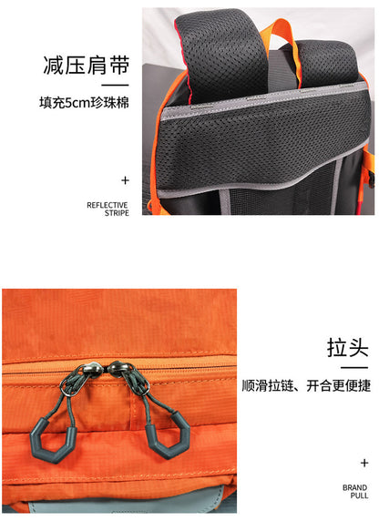 Cross-Border Outdoor Mountaineering Bag 40L Large Capacity Backpack for Men and Women New Hiking Backpack Cycling Bag