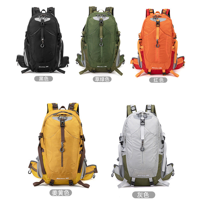 Cross-Border Outdoor Mountaineering Bag 40L Large Capacity Backpack for Men and Women New Hiking Backpack Cycling Bag