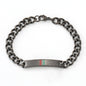 Cross-border stainless steel men's bracelet with red and green tape ring steel gold and black three color jewelry in stock wholesale