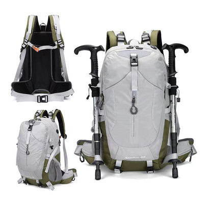 Cross-Border Outdoor Mountaineering Bag 40L Large Capacity Backpack for Men and Women New Hiking Backpack Cycling Bag