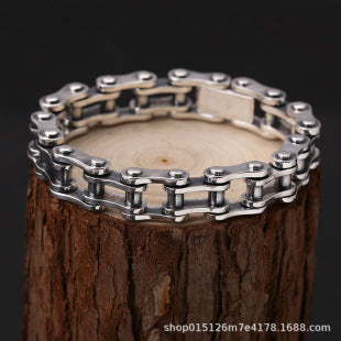 European and American cross-border stainless steel cross nail bracelet fashion all-match titanium steel bracelet men and women fashion bracelet wholesale