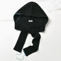 Autumn and winter new high-grade balaclava cap women's outer tie thick knitted warm earmuffs wool hat