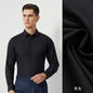 Men's Long-Sleeved Shirt Made of Sheep Wool, Machine Washable, Autumn and Winter 2025, Modal Thickened, Business High-End Casual Shirt