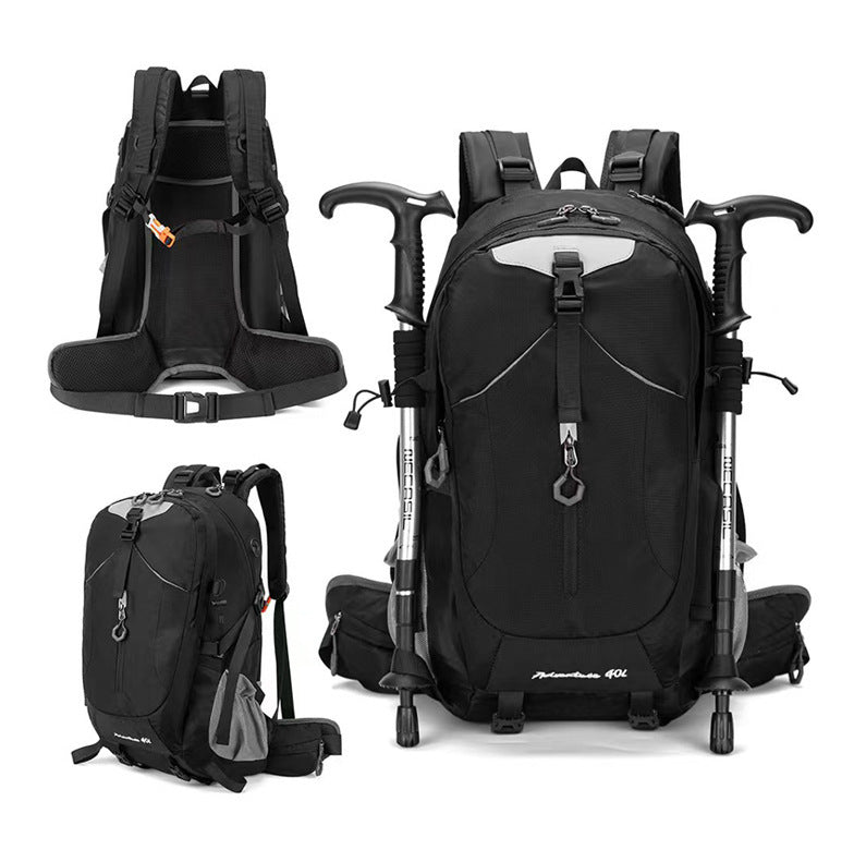 Cross-Border Outdoor Mountaineering Bag 40L Large Capacity Backpack for Men and Women New Hiking Backpack Cycling Bag