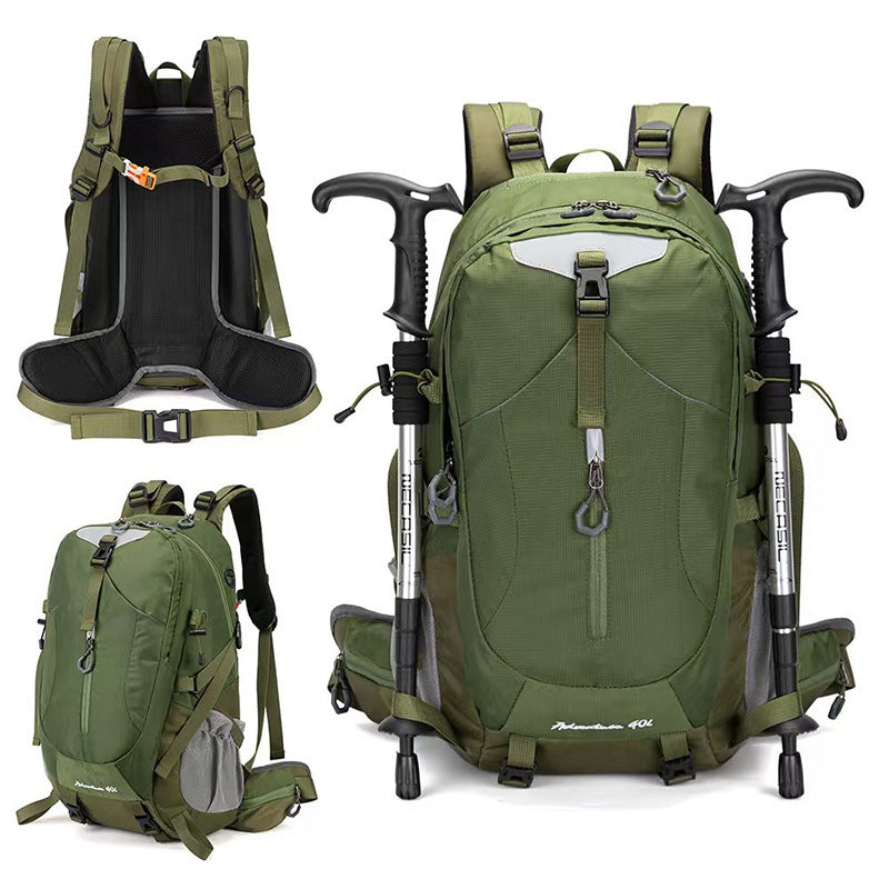 Cross-Border Outdoor Mountaineering Bag 40L Large Capacity Backpack for Men and Women New Hiking Backpack Cycling Bag