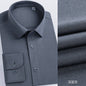 Men's Long-Sleeved Shirt Made of Sheep Wool, Machine Washable, Autumn and Winter 2025, Modal Thickened, Business High-End Casual Shirt