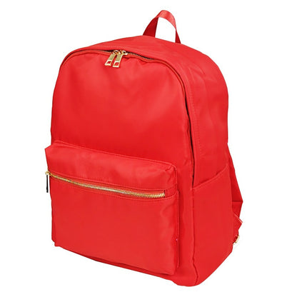 In stock waterproof backpack casual schoolbag large capacity high quality simple backpack school nylon storage bag