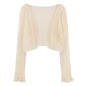 Mint Mambo Sunscreen Cardigan Women's Thin Small Shawl Summer Sling Skirt Outer Blouse Tulle Top