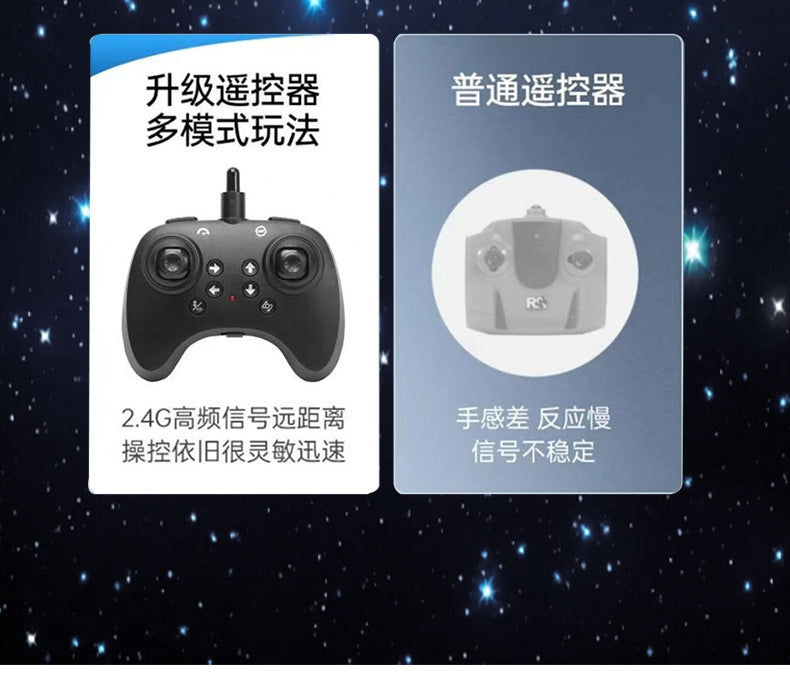 Cross-border new product remote control fighter four-channel suspension drone tumbling stunt toy foam drone