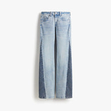 Cross-border Spring and Autumn American Retro Star Jeans Women's Multi-pocket Strap High Street Loose Straight Tooling Jeans